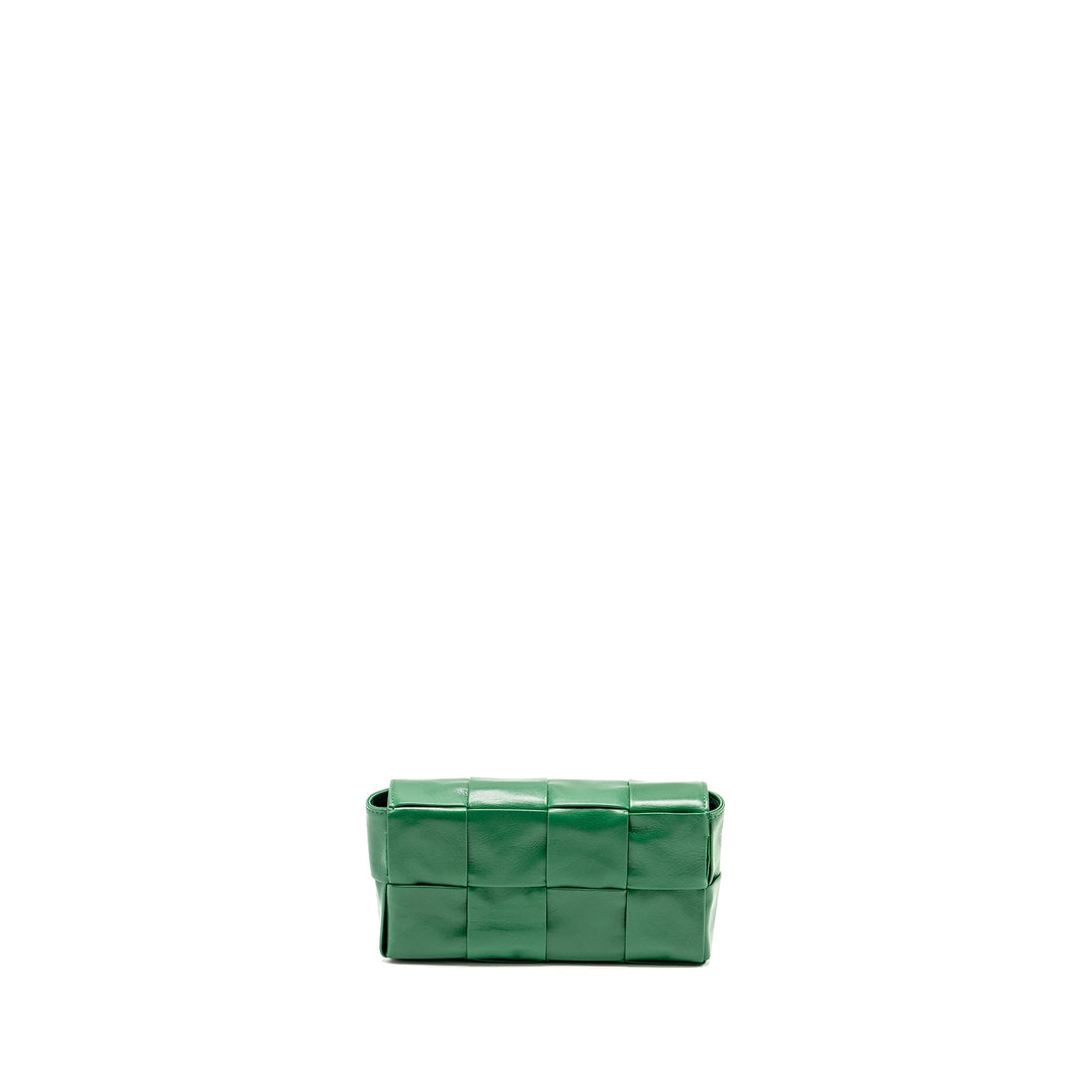 Bottega veneta Cassette Belt Bag Calfskin Green SHW