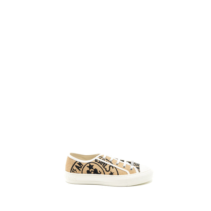 Top quality Dior size 37 walk n sneaker beige/Multicolour