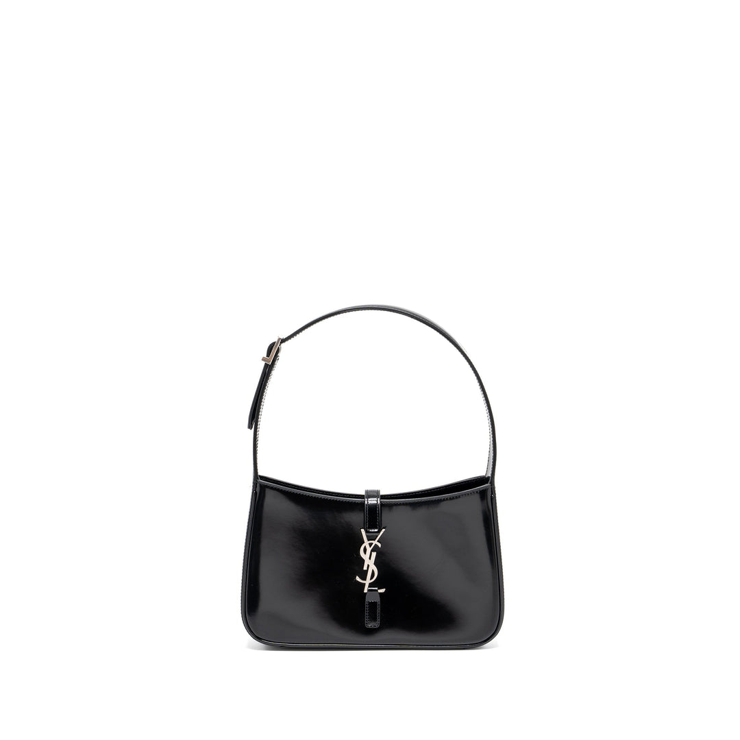 Saint Laurent Le 5 A 7 shiny calfskin black SHW