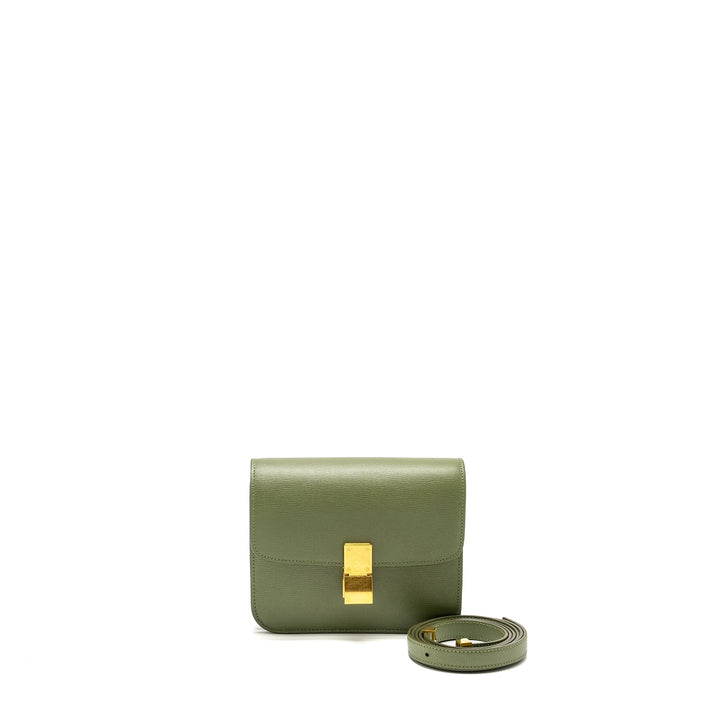 Top Quality Celine Teen classic box bag calfskin green