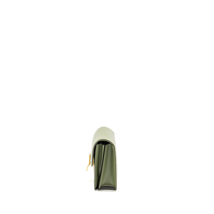 Top Quality Celine Teen classic box bag calfskin green