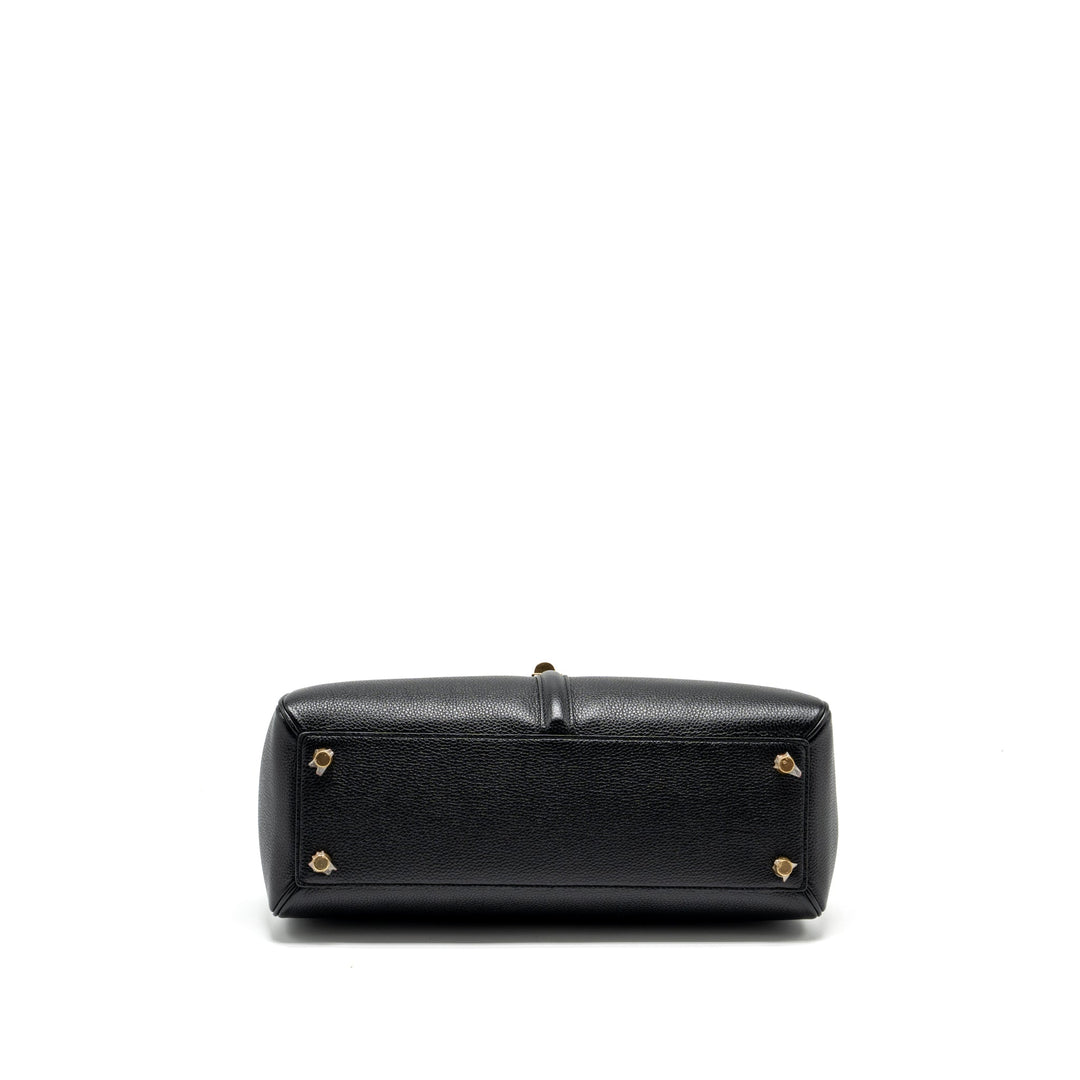 Celine 16 Bag Grained Calfskin Black