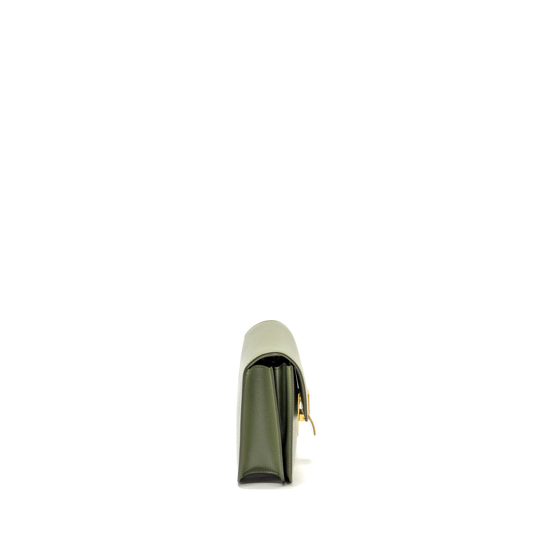 Top Quality Celine Teen classic box bag calfskin green