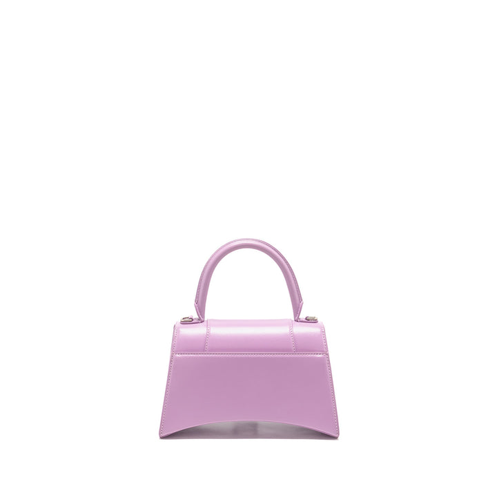 Top Quality Balenciaga Small Hourglass Bag Calfskin Light Purple SHW