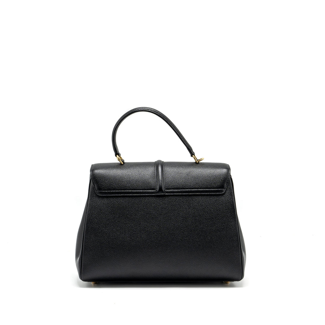Top Quality Celine 16 Bag Grained Calfskin Black