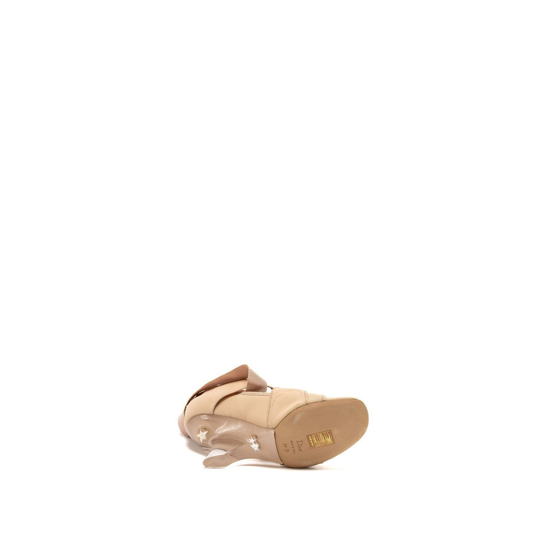 Top quality Dior Size 37 Lace Up Etoile Sandals Beige