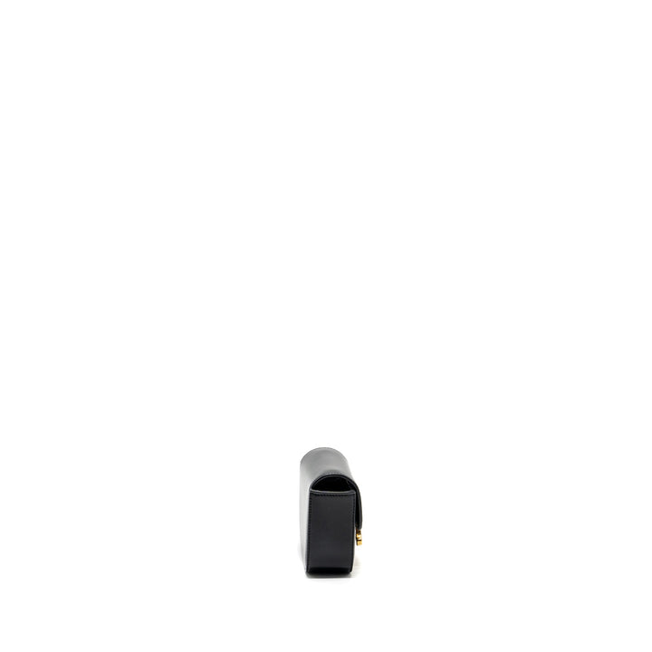 Celine mini Claude shiny calfskin black