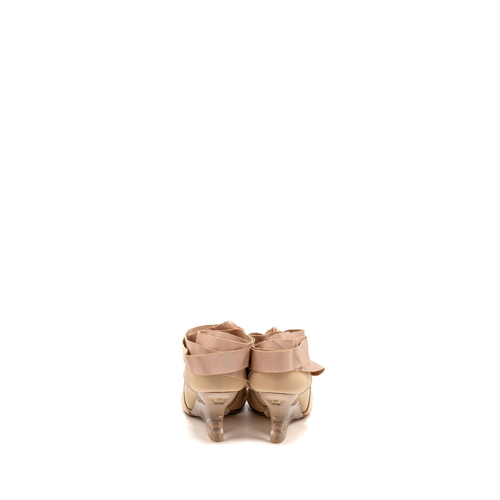 Top quality Dior Size 37 Lace Up Etoile Sandals Beige