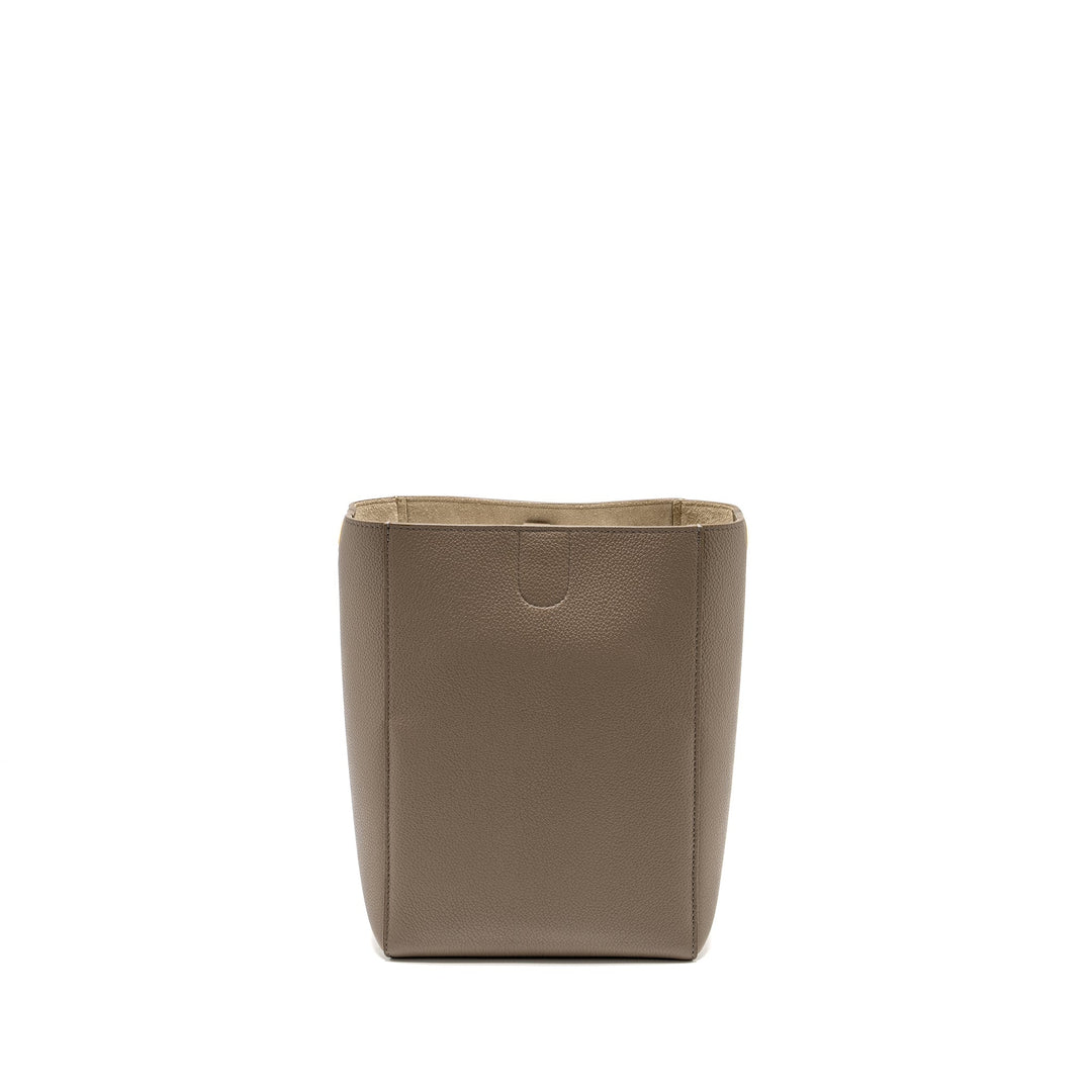 Celine Sangle Bucket Bag Calfskin Grey