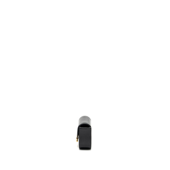 Celine mini Claude shiny calfskin black