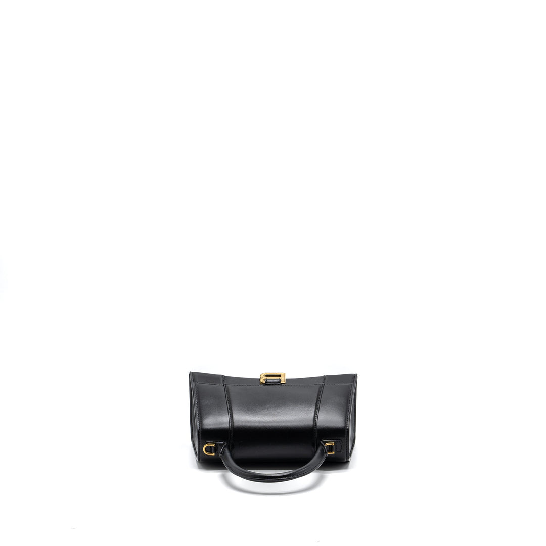 Top Quality Balenciaga Hourglass S Calfskin Black GHW