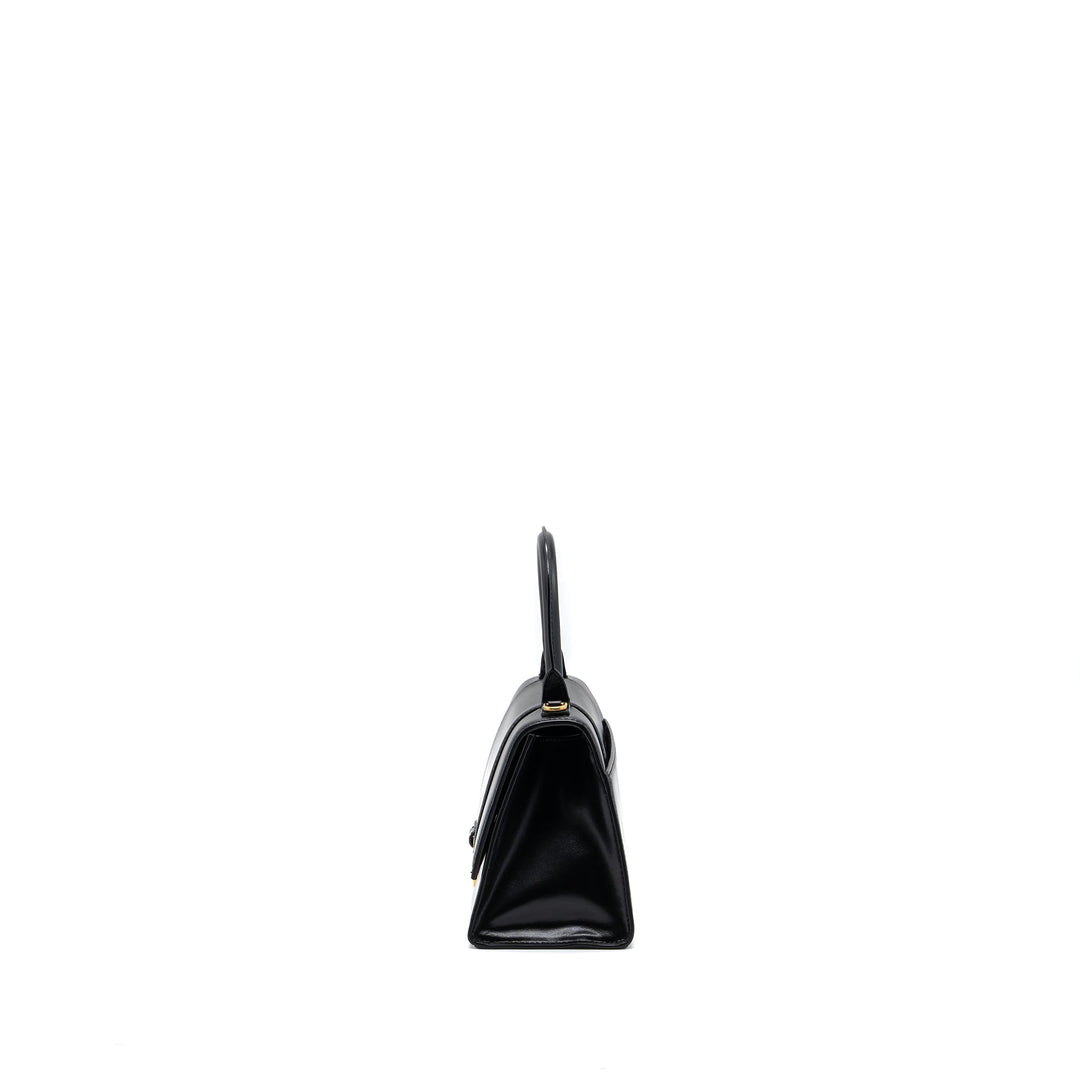 Top Quality Balenciaga Hourglass S Calfskin Black GHW