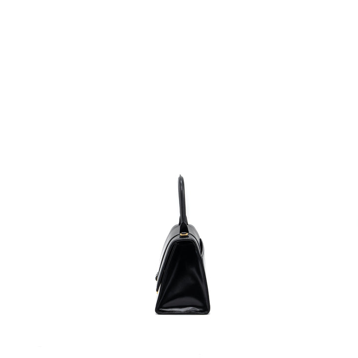 Top Quality Balenciaga Hourglass S Calfskin Black GHW