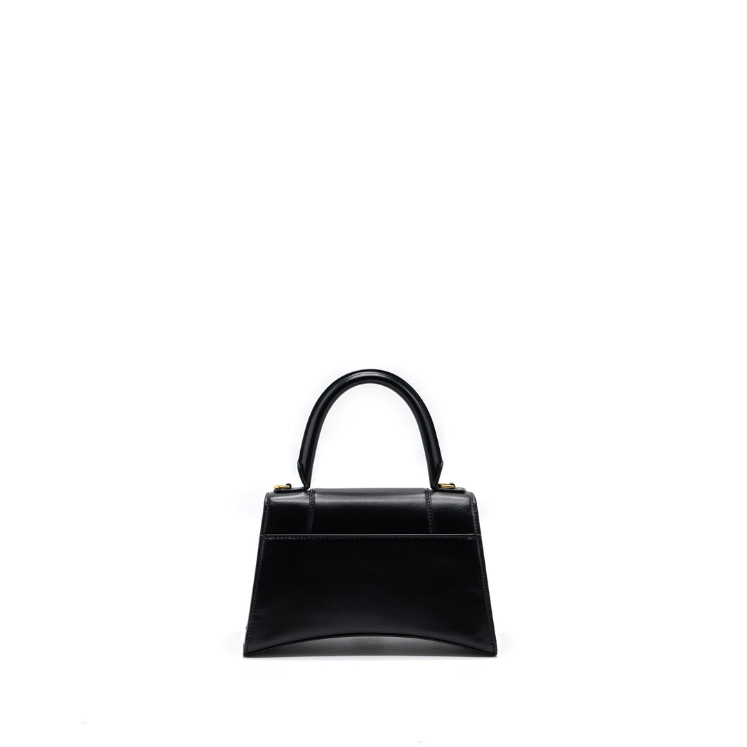 Top Quality Balenciaga Hourglass S Calfskin Black GHW