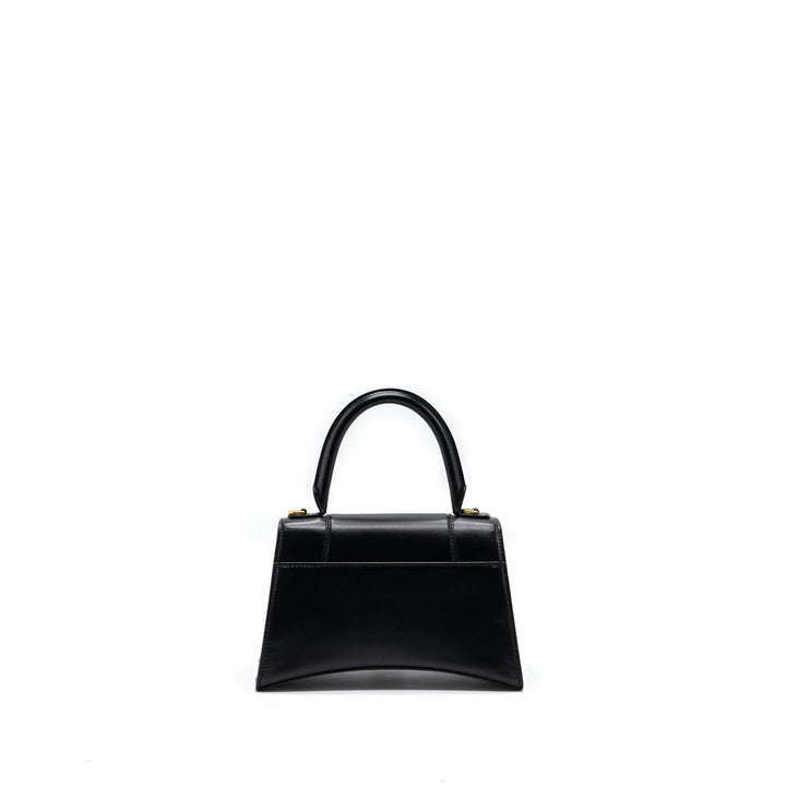 Top Quality Balenciaga Hourglass S Calfskin Black GHW