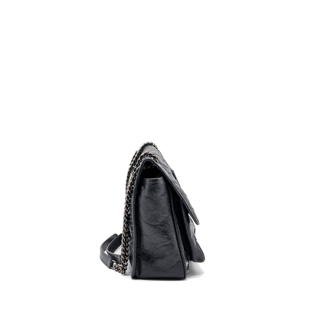 Saint laurent Medium Niki calfskin dark grey SHW