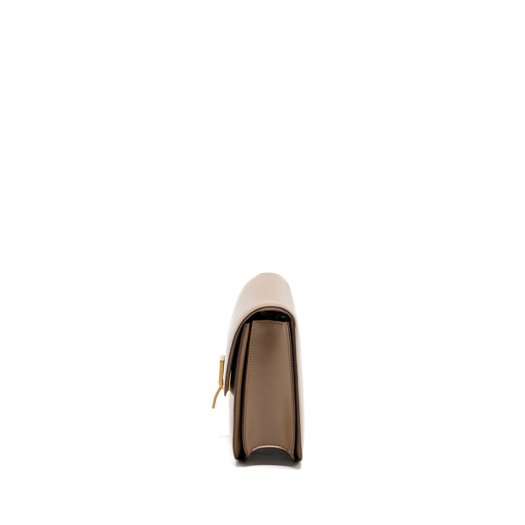 Celine medium classic box bag Calfskin Beige