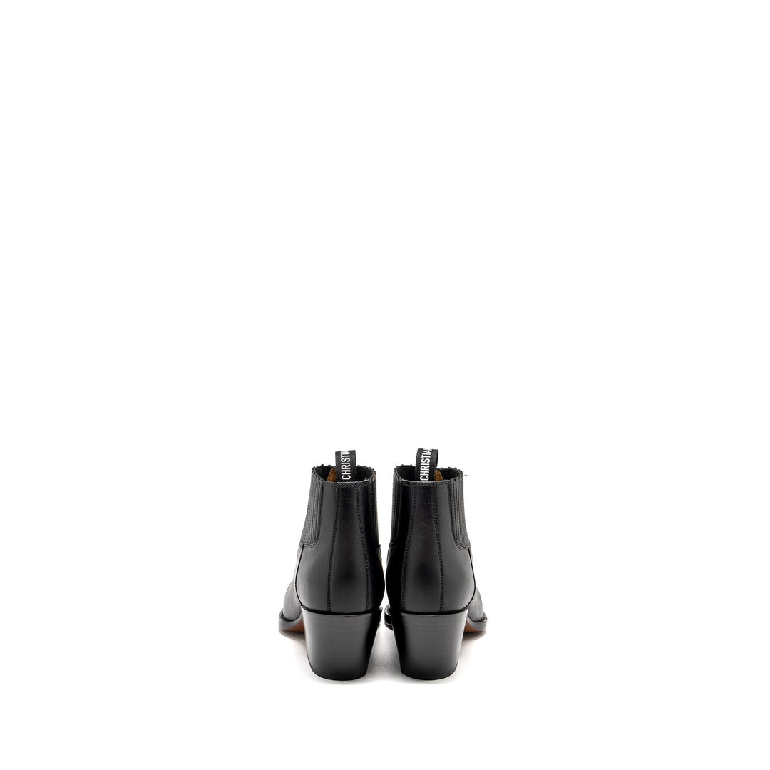 Top quality Dior Size 37 L.A Heeled Ankle Boots Black