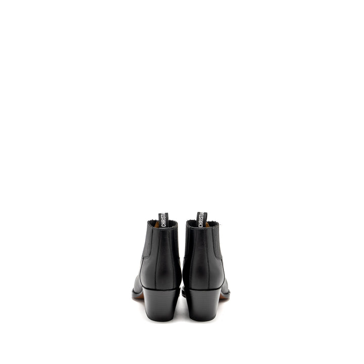 Top quality Dior Size 37 L.A Heeled Ankle Boots Black