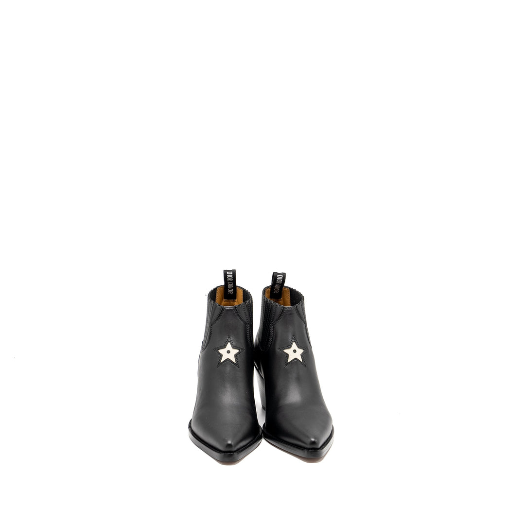 Top quality Dior Size 37 L.A Heeled Ankle Boots Black