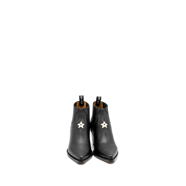 Top quality Dior Size 37 L.A Heeled Ankle Boots Black