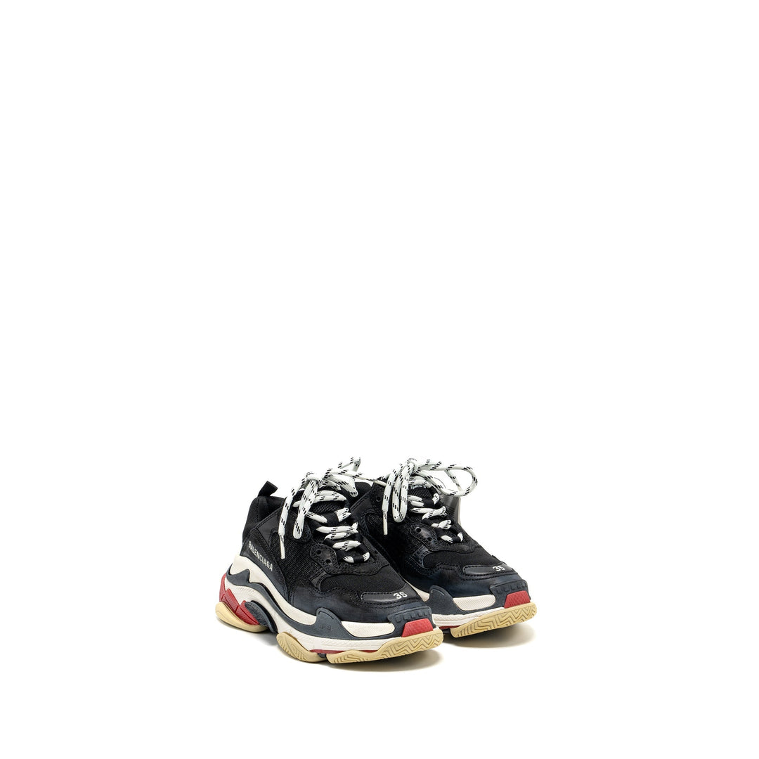 Top Quality Balenciaga Size 35 Triple S Sneakers Polyester/Rubber Multicolour