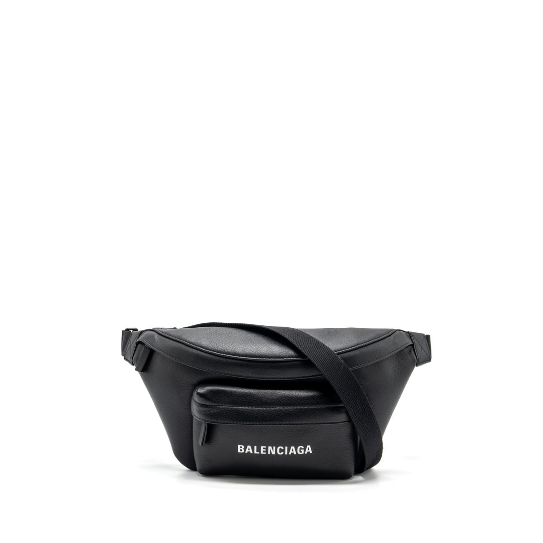 Top Quality Balenciaga Everyday Beltpack Calfskin Black SHW