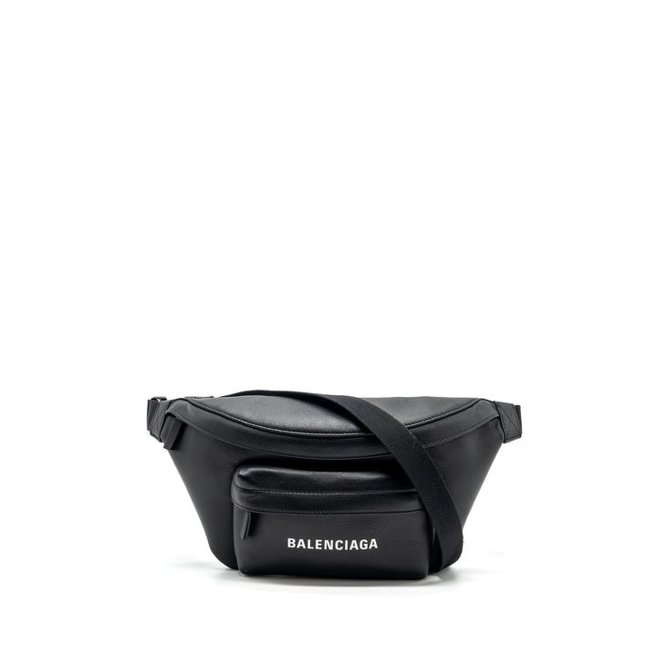 Top Quality Balenciaga Everyday Beltpack Calfskin Black SHW