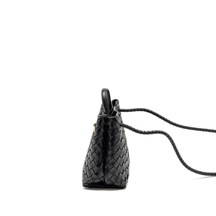 Bottega veneta Small Andiamo Bag Lambskin Black GHW