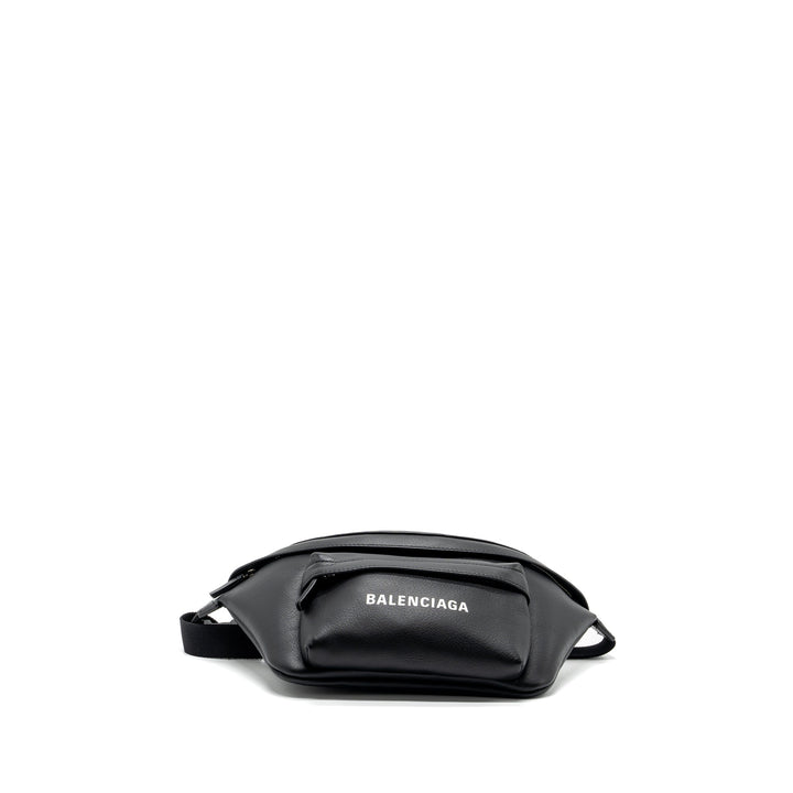 Top Quality Balenciaga Everyday Beltpack Calfskin Black SHW