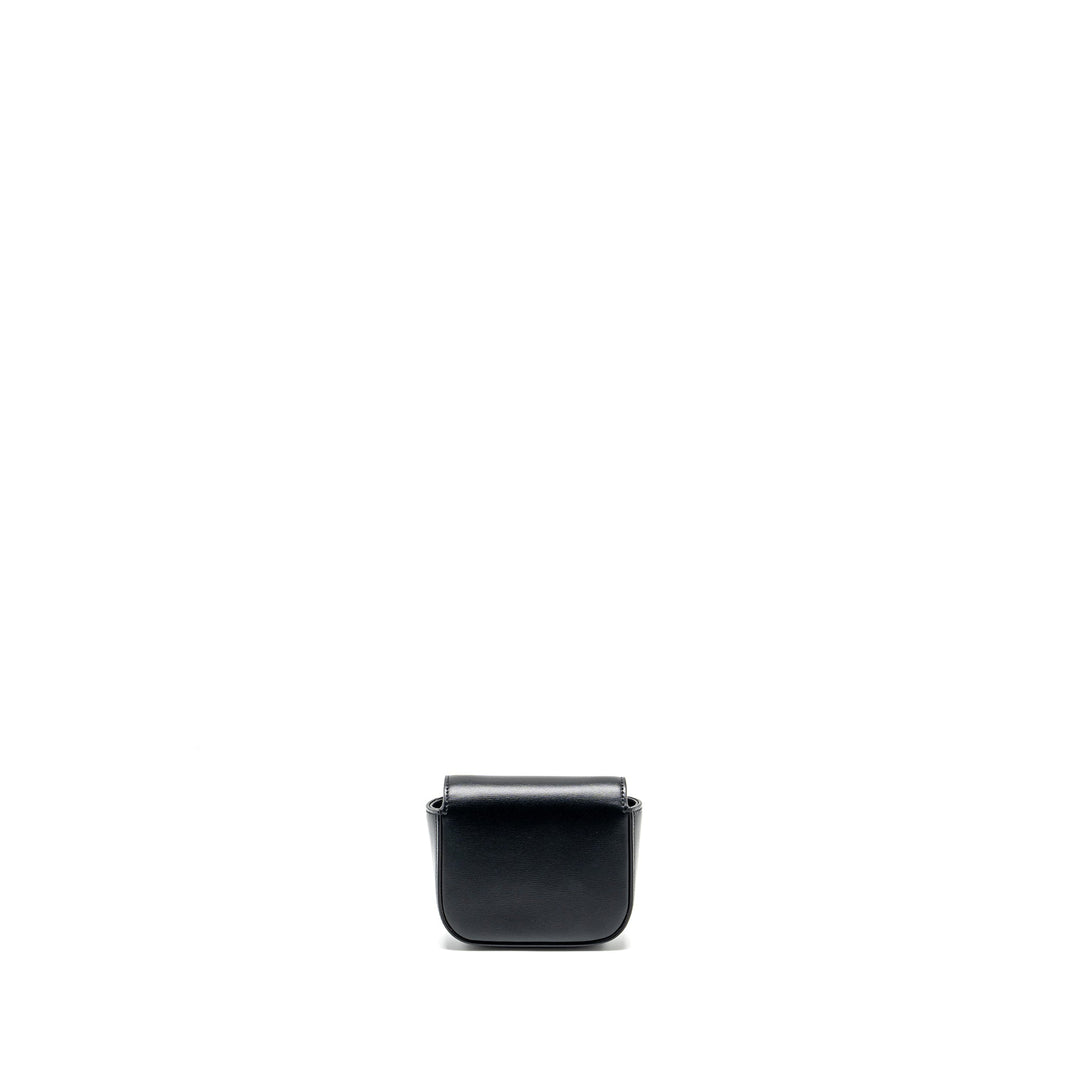 Celine Mini Triomphe Shiny Calfskin Black