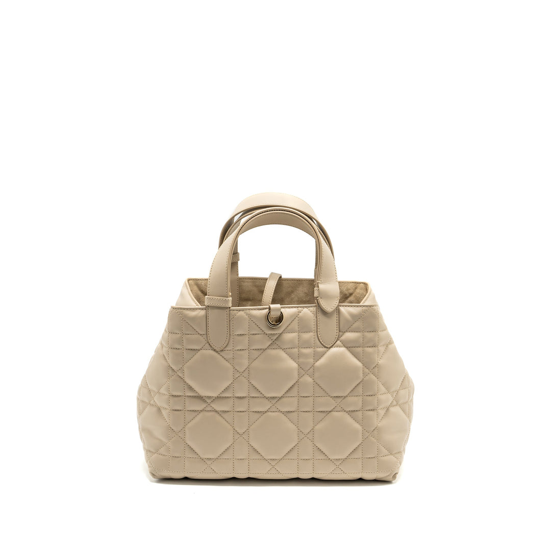 Top quality Dior Medium Top quality Dior Toujours Tote Bag Calfskin Powder Beige