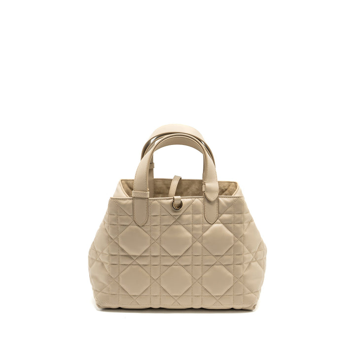 Top quality Dior Medium Top quality Dior Toujours Tote Bag Calfskin Powder Beige