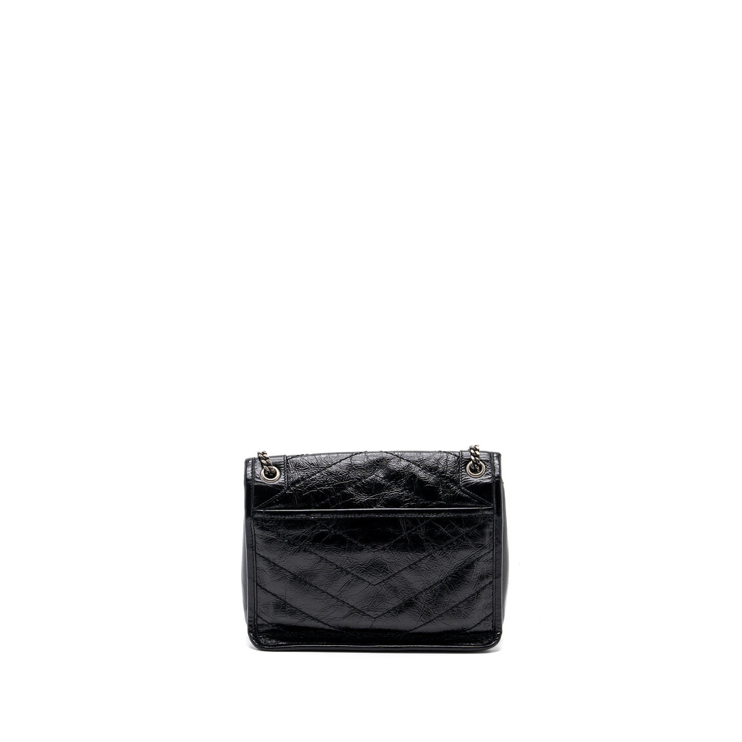 Saint Laurent Niki Baby Calfskin Black Ruthenium hardware