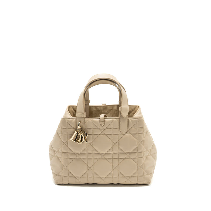Top quality Dior Medium Top quality Dior Toujours Tote Bag Calfskin Powder Beige
