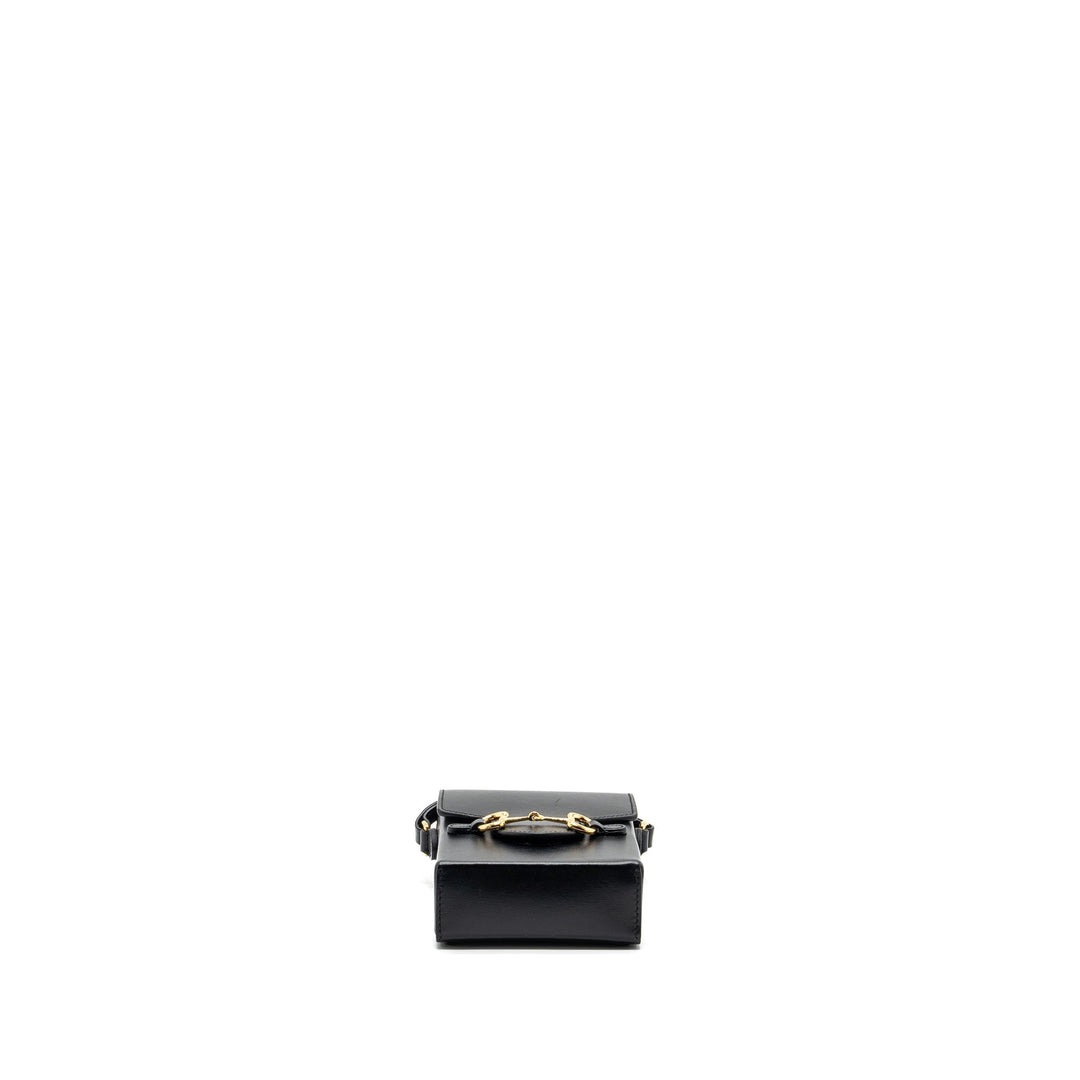 Gucci 1955 Horsebit 1955 Crossbody Bag Calfskin Black