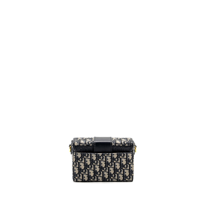 Top quality Dior 30 Montaigne Box Blue Oblique Jacquard