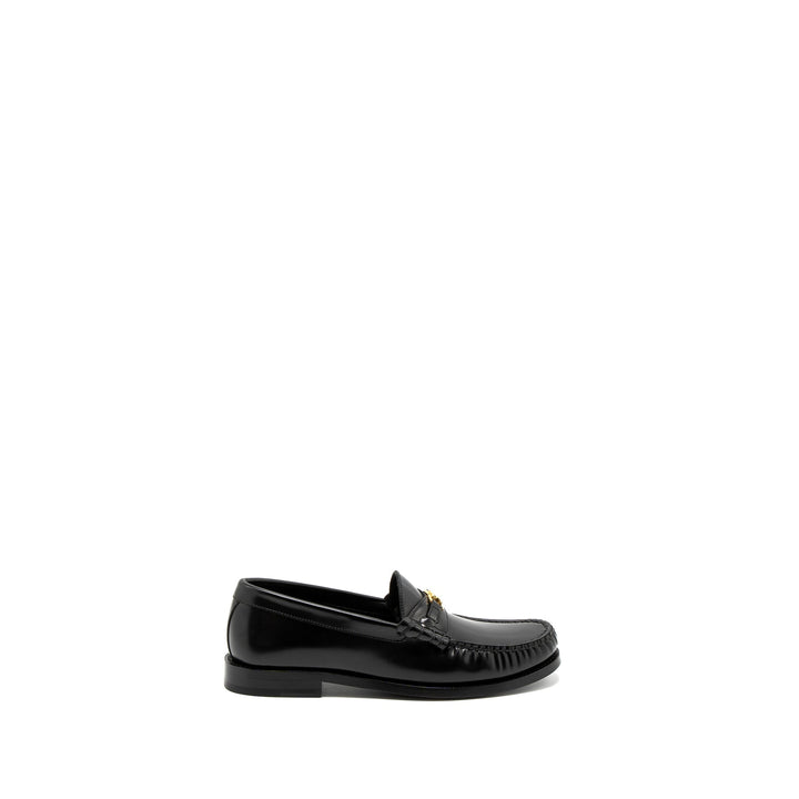 Top Quality Celine Size 37 Luco Triomphe Loafer Calfskin Black