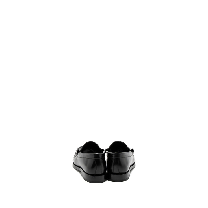 Top Quality Celine Size 37 Luco Triomphe Loafer Calfskin Black