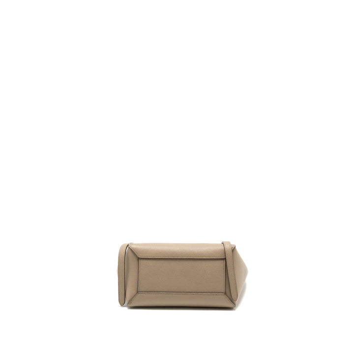 Celine Nano Belt Bag Grained Calfskin Light Beige