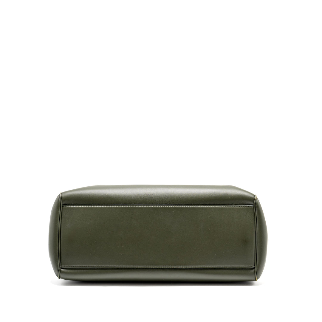 Celine Large Soft 16 Bag Smooth Calfskin Dark Green