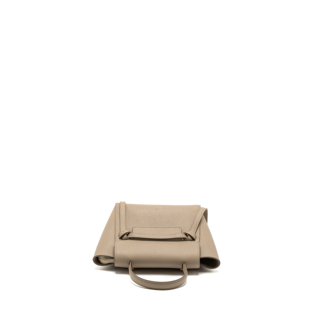 Celine Nano Belt Bag Grained Calfskin Light Beige