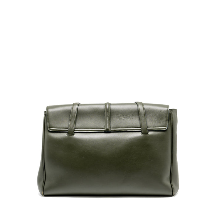 Celine Large Soft 16 Bag Smooth Calfskin Dark Green
