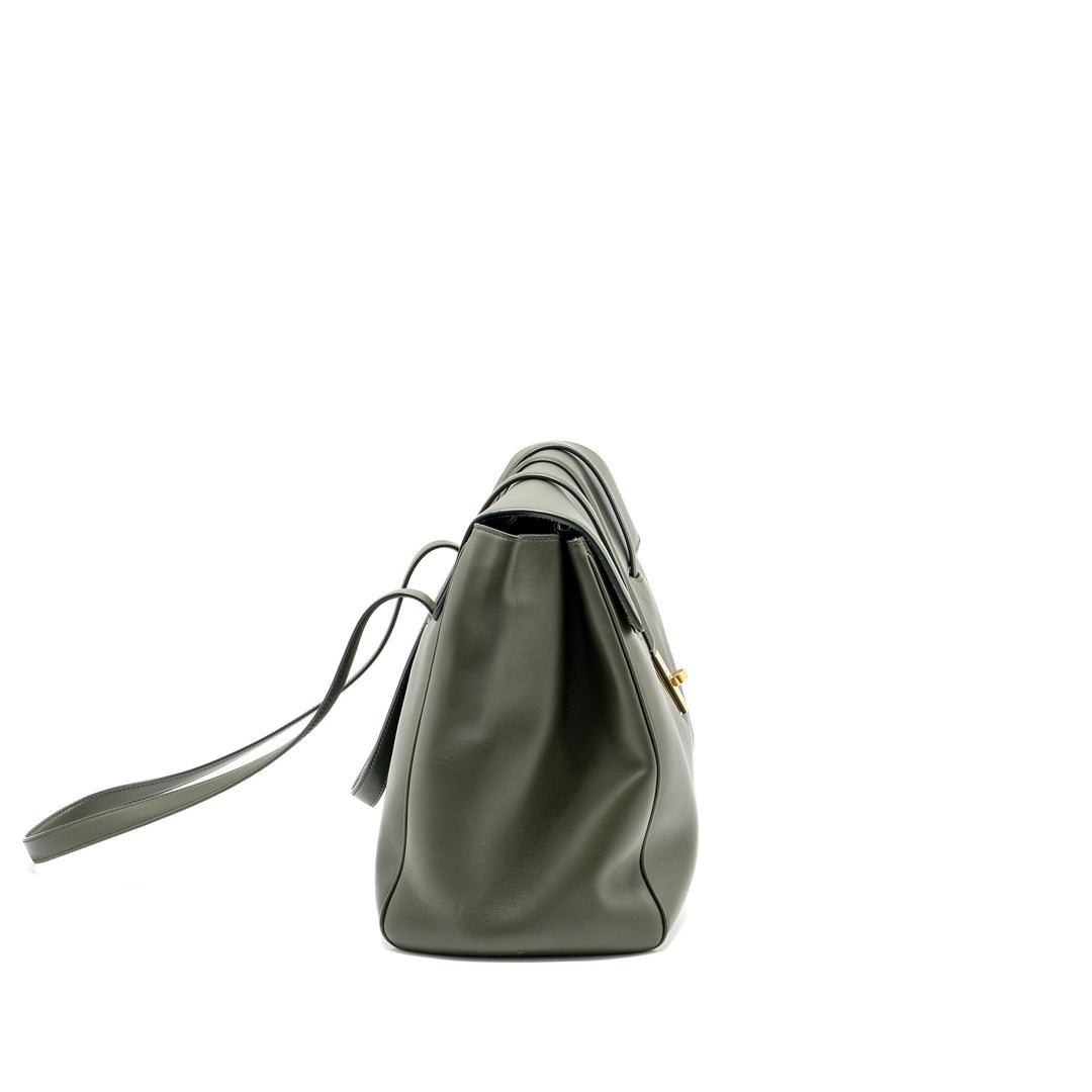 Celine Large Soft 16 Bag Smooth Calfskin Dark Green