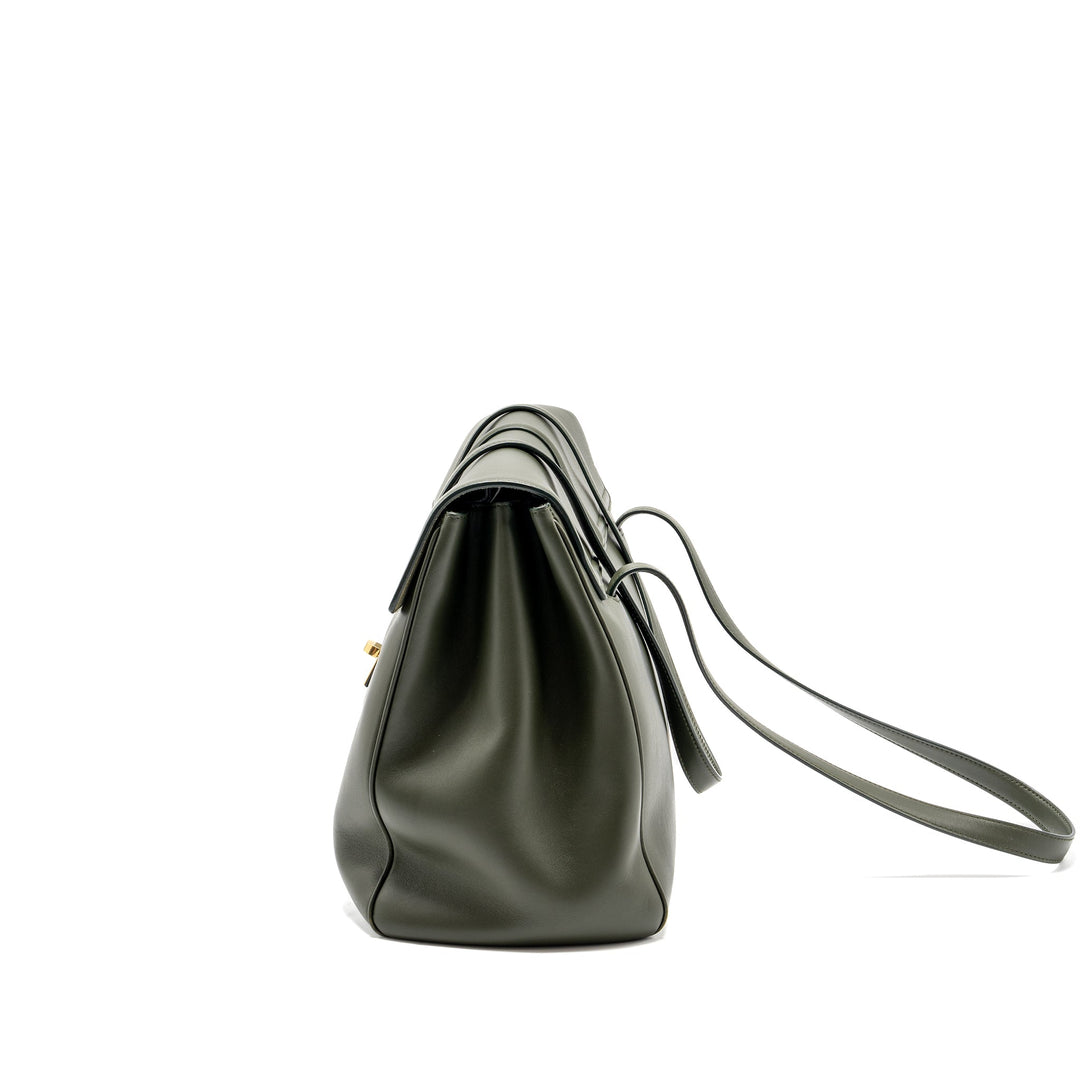 Celine Large Soft 16 Bag Smooth Calfskin Dark Green