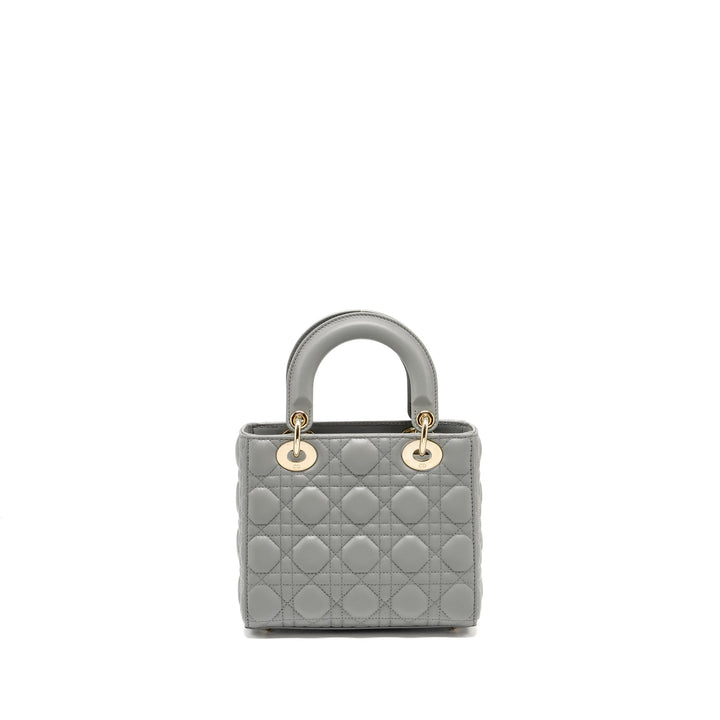 Top quality Dior My ABC Small Lady Top quality Dior Lambskin Grey