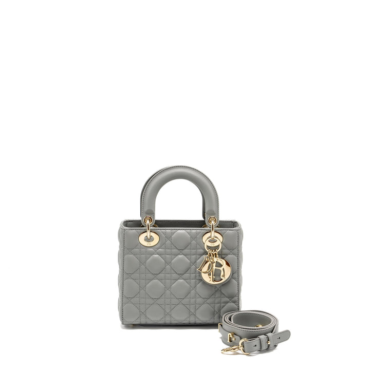 Top quality Dior My ABC Small Lady Top quality Dior Lambskin Grey