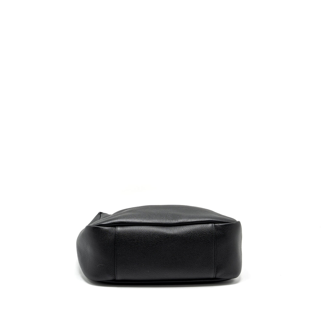 Saint Laurent/YSL Le 5 A 7 Supple Large Smooth Calfskin Black GHW