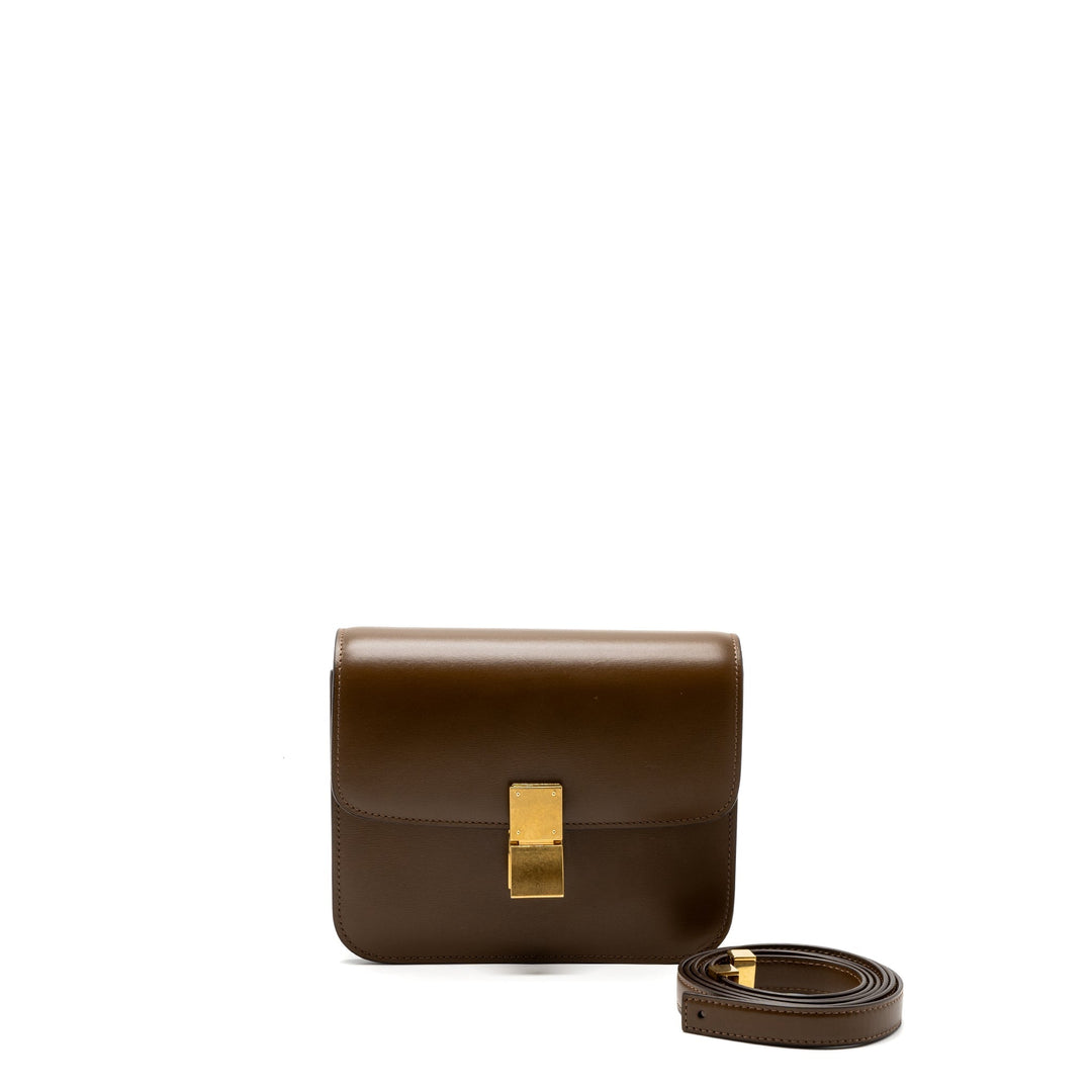Top Quality Celine Teen Box Calfskin Camel