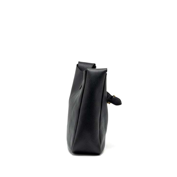 Saint Laurent/YSL Le 5 A 7 Supple Large Smooth Calfskin Black GHW